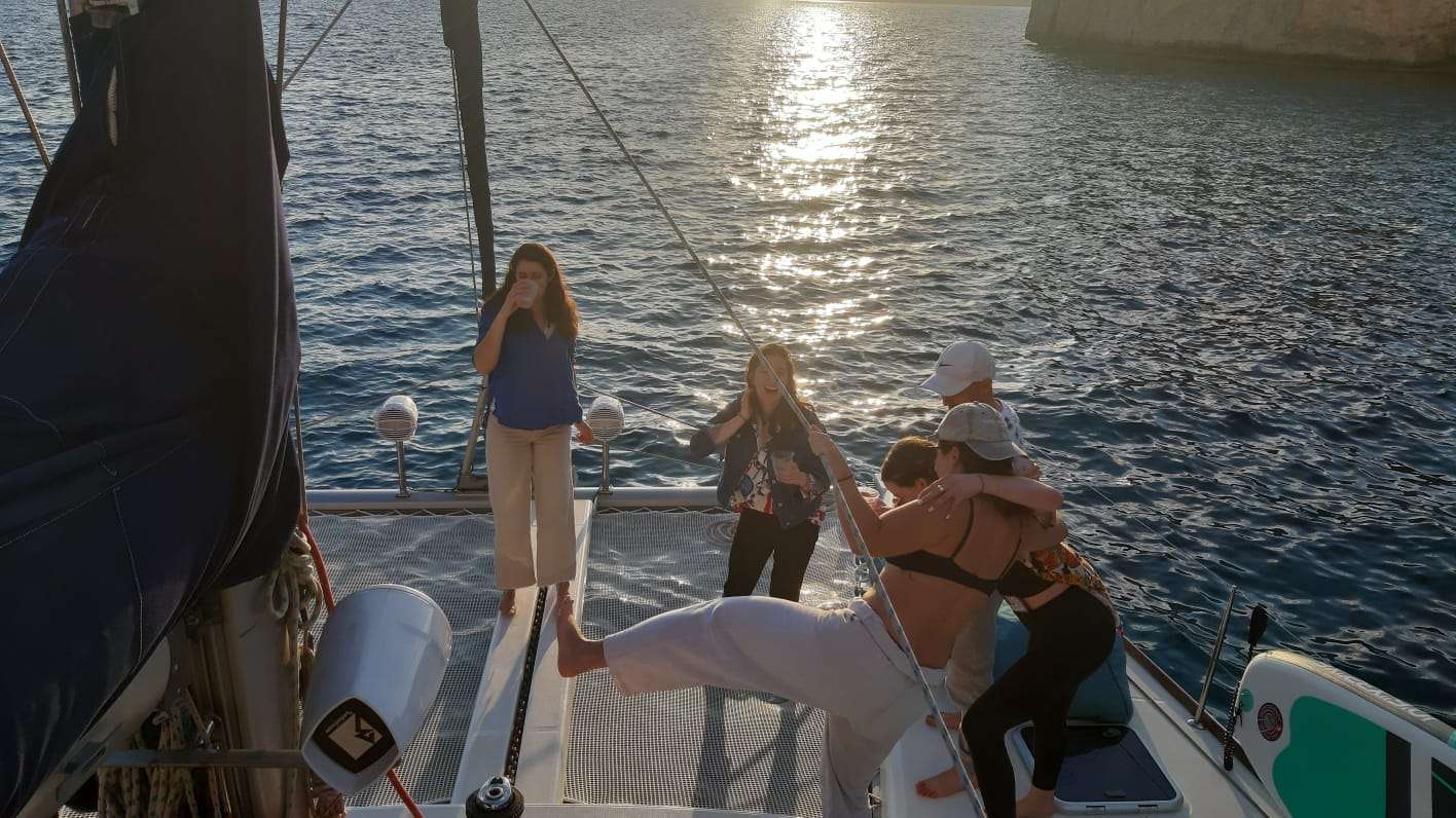 Catamarans are perfect for family & friends trips